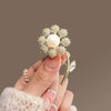 Alloy Dandelion Flower Antilight Brooch For Women Electroplated Natural Style Coat Accessory
