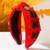 Alloy Dark Style Spider Web Headband With Diamonds For Women