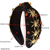 Alloy Dark Style Spider Web Headband With Diamonds For Women