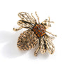 Alloy Diamond Bee Brooch For Women Exaggerated Simple Style Clothing Accessory