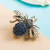 Alloy Diamond Bee Brooch For Women Exaggerated Simple Style Clothing Accessory