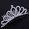 Alloy Diamond Children's Crown Comb Hair Accessories