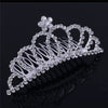 Alloy Diamond Children's Crown Comb Hair Accessories