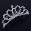 Alloy Diamond Children's Crown Comb Hair Accessories