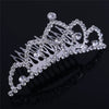 Alloy Diamond Children's Crown Comb Hair Accessories