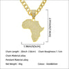 Alloy Diamond Geometric Hip Hop Pendant Necklace With Cuban Chain