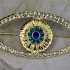 Alloy Diamond Retro Style Elf Devil's Eye Brooch Unisex Accessories
