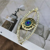 Alloy Diamond Retro Style Elf Devil's Eye Brooch Unisex Accessories