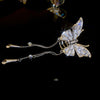 Alloy Diamondencrusted Butterfly Hairpin Hair Accessories For Women