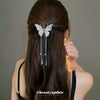 Alloy Diamondencrusted Butterfly Hairpin Hair Accessories For Women