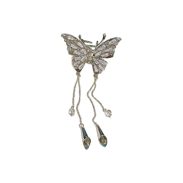 Alloy Diamondencrusted Butterfly Hairpin Hair Accessories For Women