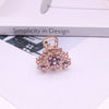 Alloy Diamondencrusted Grabber Bangs Clip Women's Fashion Headwear Bow Hairpin