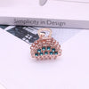 Alloy Diamondencrusted Grabber Bangs Clip Women's Fashion Headwear Bow Hairpin