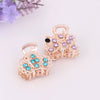 Alloy Diamondencrusted Grabber Bangs Clip Women's Fashion Headwear Bow Hairpin