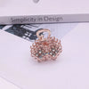 Alloy Diamondencrusted Grabber Bangs Clip Women's Fashion Headwear Bow Hairpin