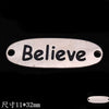 Alloy Diy Letter Rhinestone Accessories Electroplated With Number Letters Pattern