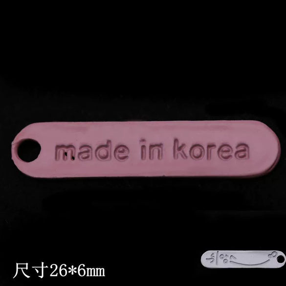 Alloy Diy Letter Rhinestone Accessories Electroplated With Number Letters Pattern
