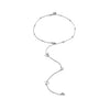 Alloy Double Butterfly Bow Multilayer Women's Necklace With Electroplating