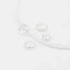 Alloy Double Hole Circle Bead Ring Electroplated Diy Bag Accessories