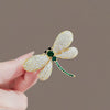Alloy Dragonfly Brooch With Electroplating Natural Style Animal Pattern For Women