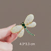 Alloy Dragonfly Brooch With Electroplating Natural Style Animal Pattern For Women