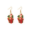 Alloy Dripping Oil Bow Earrings For Women