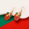 Alloy Dripping Oil Bow Earrings For Women