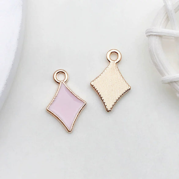 Alloy Dripping Oil Cartoon Style Diy Handmade Jewelry Accessories Pendant Earrings Necklace