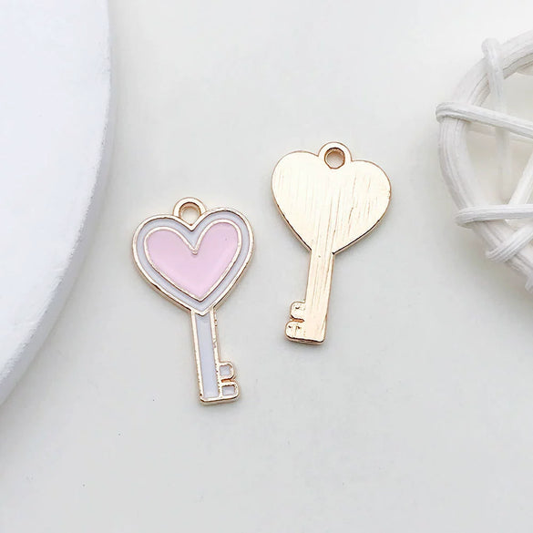Alloy Dripping Oil Cartoon Style Diy Handmade Jewelry Accessories Pendant Earrings Necklace