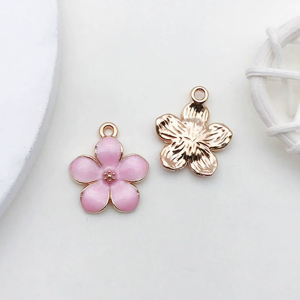 Alloy Dripping Oil Cartoon Style Diy Handmade Jewelry Accessories Pendant Earrings Necklace