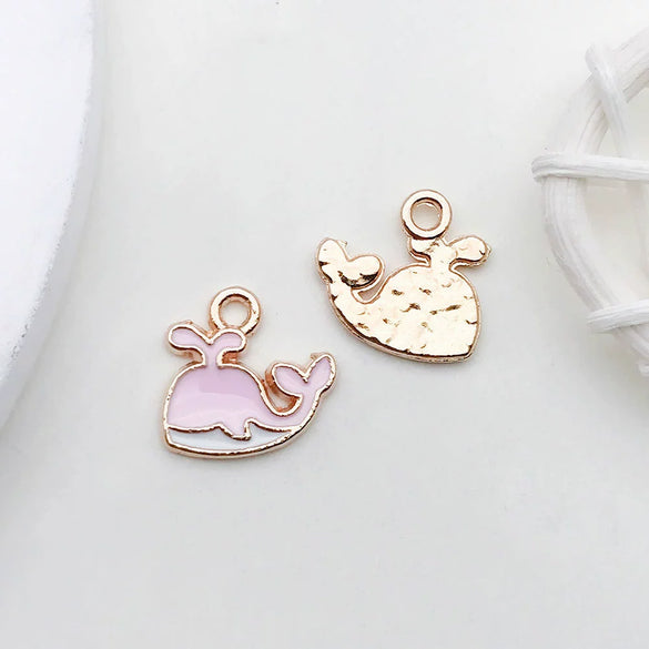 Alloy Dripping Oil Cartoon Style Diy Handmade Jewelry Accessories Pendant Earrings Necklace
