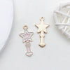 Alloy Dripping Oil Cartoon Style Diy Handmade Jewelry Accessories Pendant Earrings Necklace