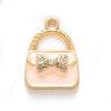 Alloy Dripping Oil Drill Jewelry Accessories Pendant Earrings Hair Accessories Mobile Phone Pendant Key Chain