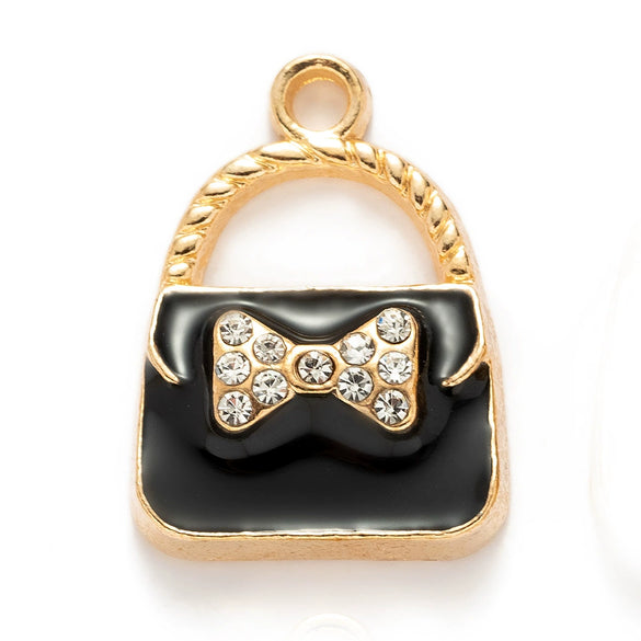 Alloy Dripping Oil Drill Jewelry Accessories Pendant Earrings Hair Accessories Mobile Phone Pendant Key Chain