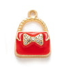 Alloy Dripping Oil Drill Jewelry Accessories Pendant Earrings Hair Accessories Mobile Phone Pendant Key Chain