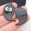 Alloy Dripping Oil Funny Pumpkin Cat Hat Halloween Earrings Pendant Jewelry Accessories