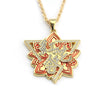 Alloy Dripping Oil Geometric Pendant Jewelry