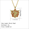 Alloy Dripping Oil Geometric Pendant Jewelry