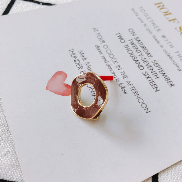 Alloy Dripping Oil Jewelry Accessories Vintage Style Earrings