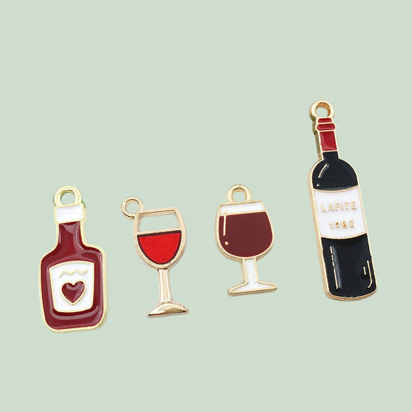 Alloy Dripping Oil Jewelry Accessories With Coconut Tree Pendant Earrings And Necklace