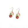 Alloy Dripping Oil Puppy Style Earrings And Necklace Set