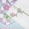 Alloy Dripping Oil Small Fish Beaded Jewelry Bracelet Necklace Mobile Phone Chain Accessories