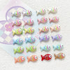 Alloy Dripping Oil Small Fish Beaded Jewelry Bracelet Necklace Mobile Phone Chain Accessories