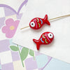 Alloy Dripping Oil Small Fish Beaded Jewelry Bracelet Necklace Mobile Phone Chain Accessories