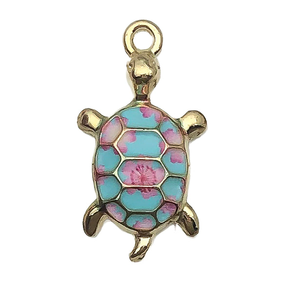 Alloy Dripping Oil Turtle Cartoon Pendant Jewelry Accessories
