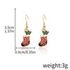 Alloy Drop Earrings With Christmas Elements And Geometric Design