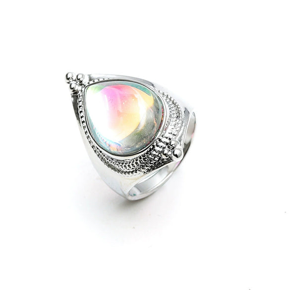 Alloy Drop Shape Diamond Ring For Women