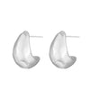 Alloy Drop Shape Electroplated Punk Style Women's Earrings