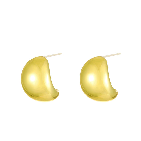 Alloy Drop Shape Electroplated Punk Style Women's Earrings