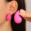 Alloy Drop Shape Electroplated Punk Style Women's Earrings
